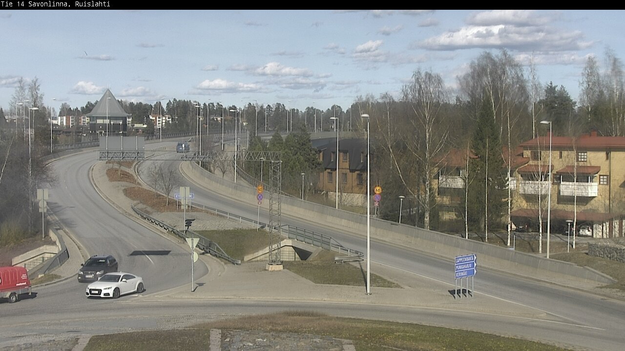 Weather Camera Image Väg 14 Nyslott, Ruislahti, Savonlinna, Etelä-Savo