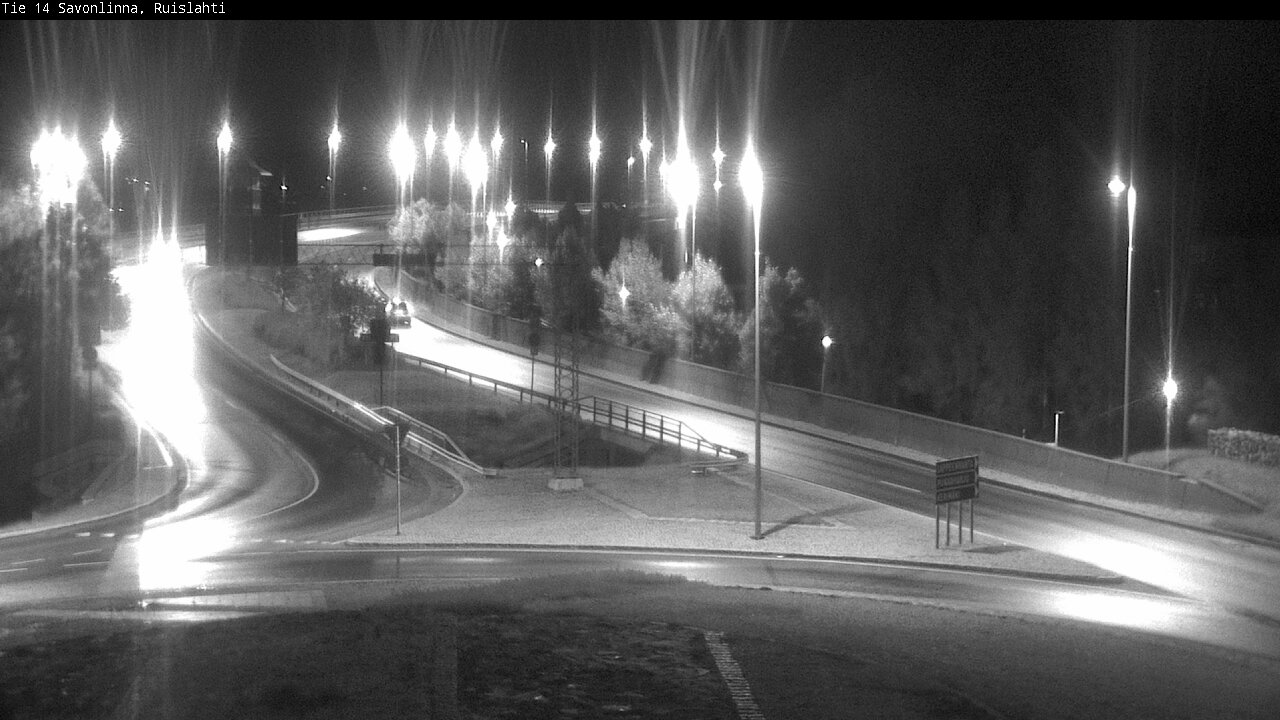 Weather Camera Image Road 14 Savonlinna, Ruislahti, Savonlinna, Etelä-Savo