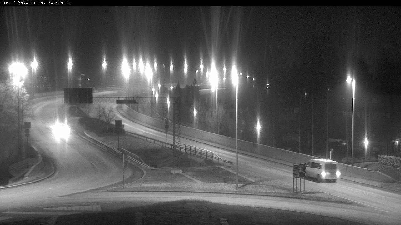 Weather Camera Image Road 14 Savonlinna, Ruislahti, Savonlinna, Etelä-Savo