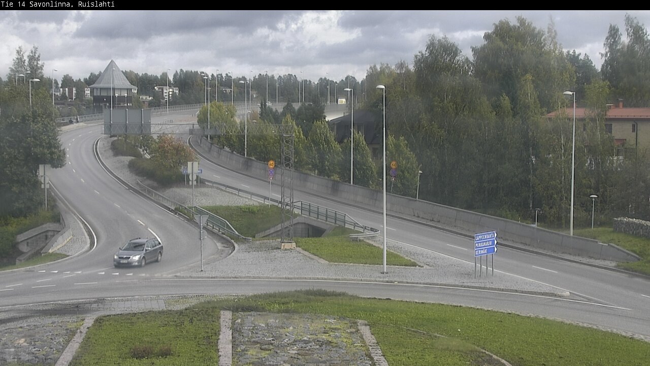Weather Camera Image Road 14 Savonlinna, Ruislahti, Savonlinna, Etelä-Savo