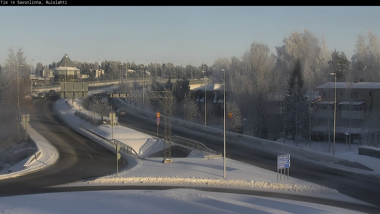 Kelikamerat Kuva Tie 14 Savonlinna, Ruislahti, Savonlinna, Etelä-Savo