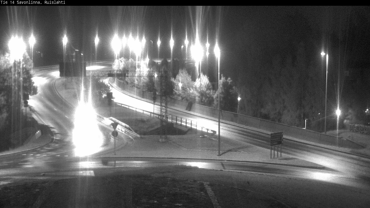 Weather Camera Image Road 14 Savonlinna, Ruislahti, Savonlinna, Etelä-Savo