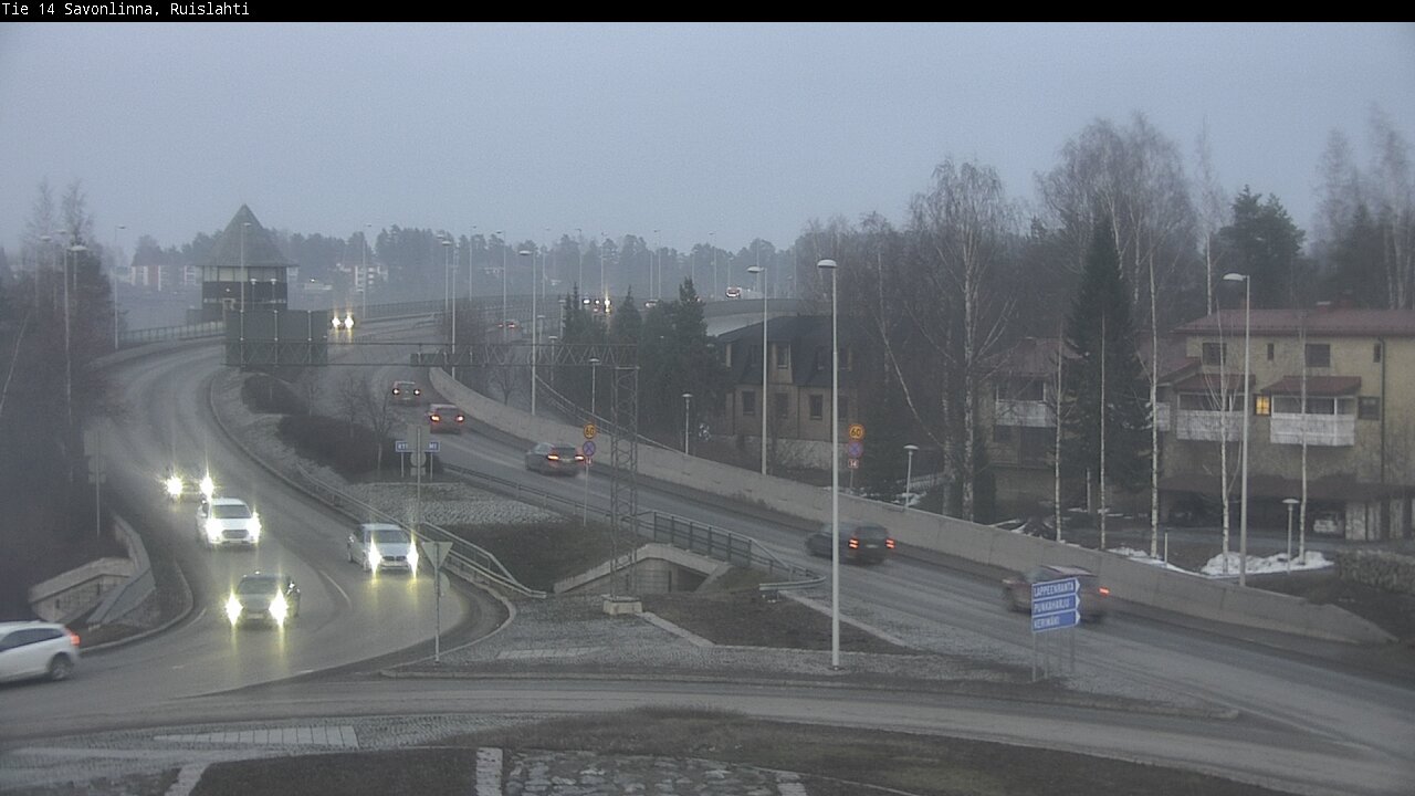 Weather Camera Image Road 14 Savonlinna, Ruislahti, Savonlinna, Etelä-Savo