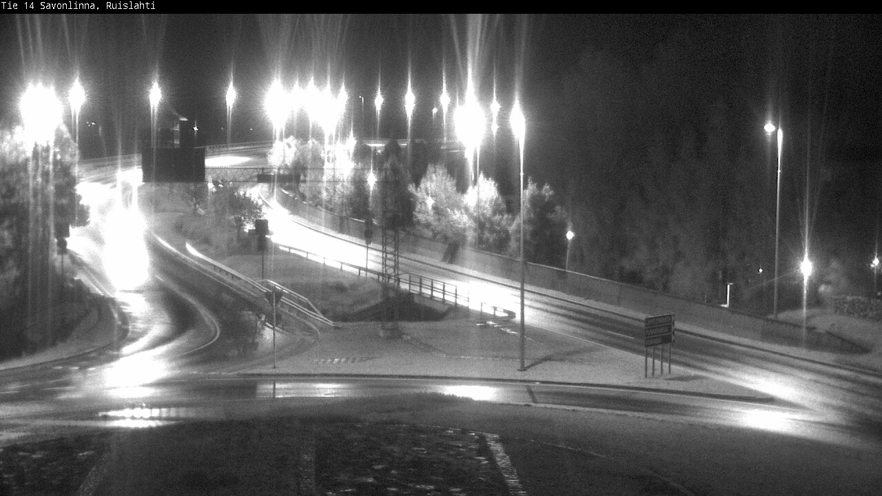 Weather Camera Image Road 14 Savonlinna, Ruislahti, Savonlinna, Etelä-Savo