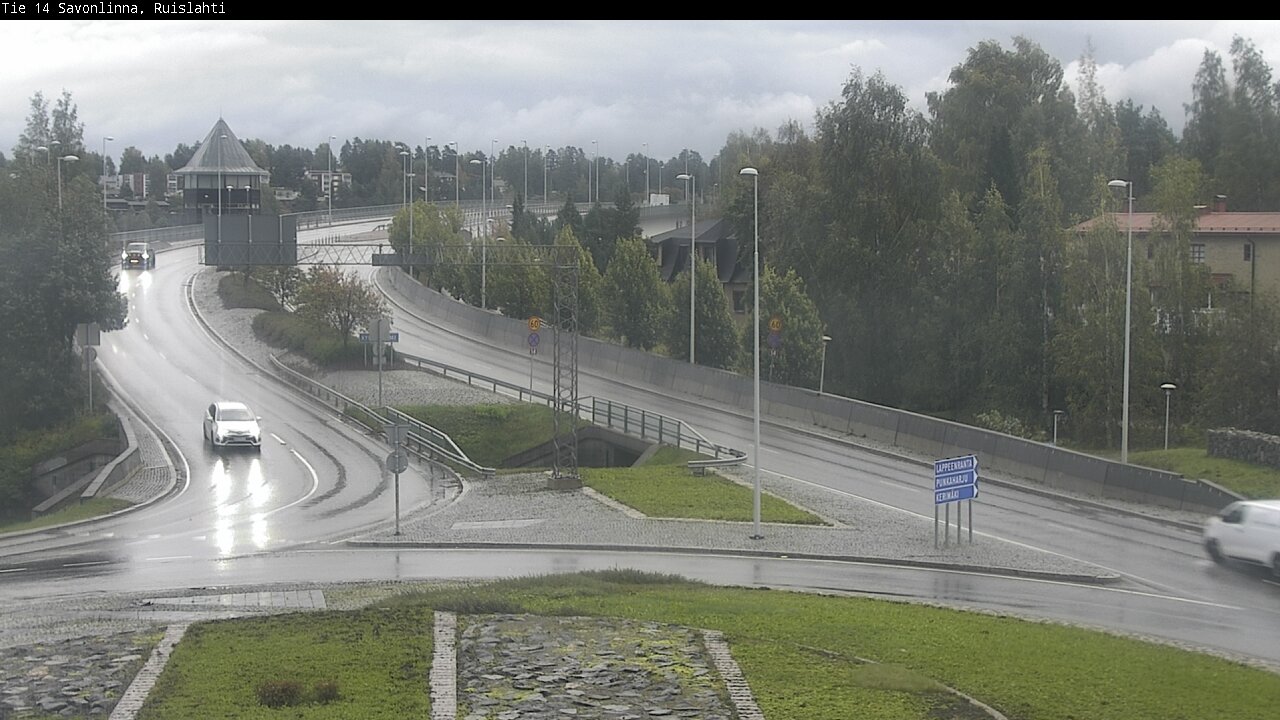 Weather Camera Image Road 14 Savonlinna, Ruislahti, Savonlinna, Etelä-Savo