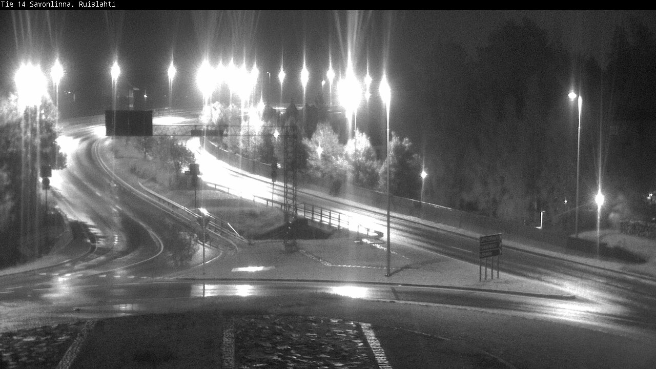 Weather Camera Image Road 14 Savonlinna, Ruislahti, Savonlinna, Etelä-Savo