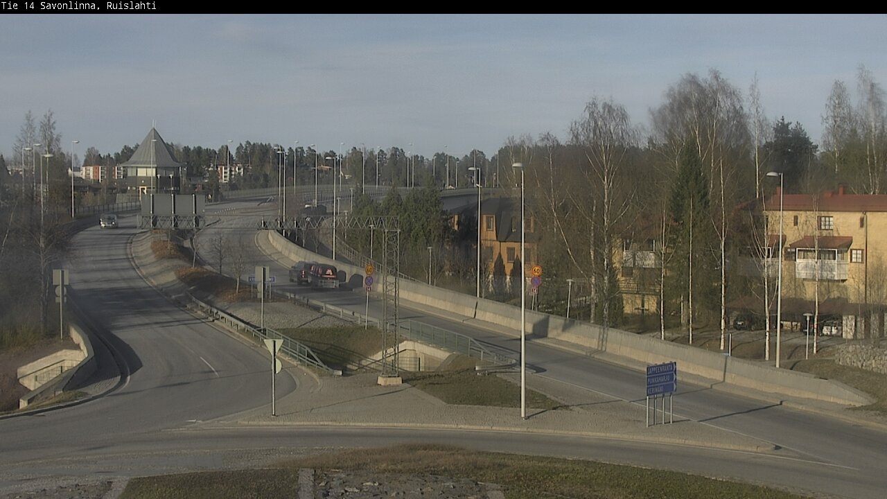 Weather Camera Image Väg 14 Nyslott, Ruislahti, Savonlinna, Etelä-Savo