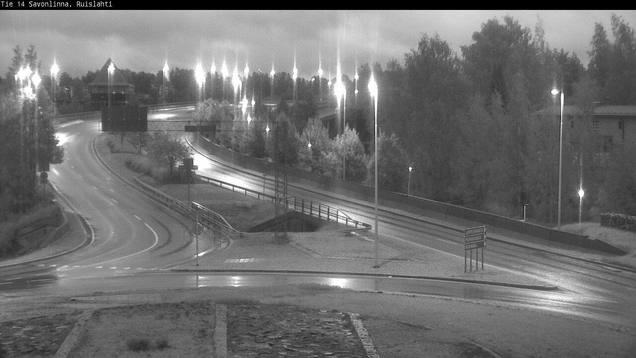Weather Camera Image Road 14 Savonlinna, Ruislahti, Savonlinna, Etelä-Savo