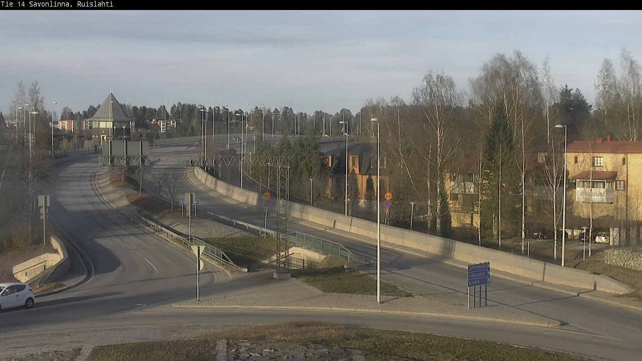 Weather Camera Image Väg 14 Nyslott, Ruislahti, Savonlinna, Etelä-Savo