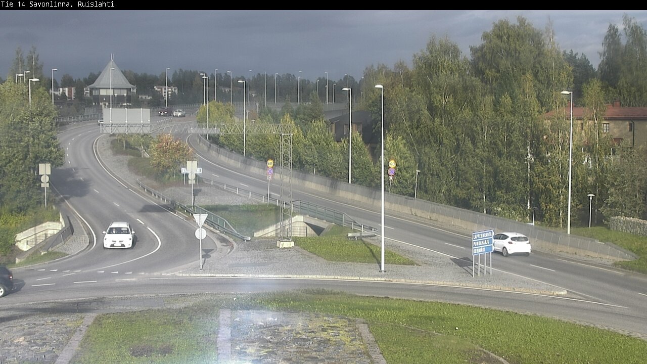 Weather Camera Image Road 14 Savonlinna, Ruislahti, Savonlinna, Etelä-Savo