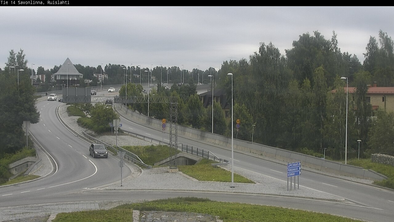 Weather Camera Image Road 14 Savonlinna, Ruislahti, Savonlinna, Etelä-Savo