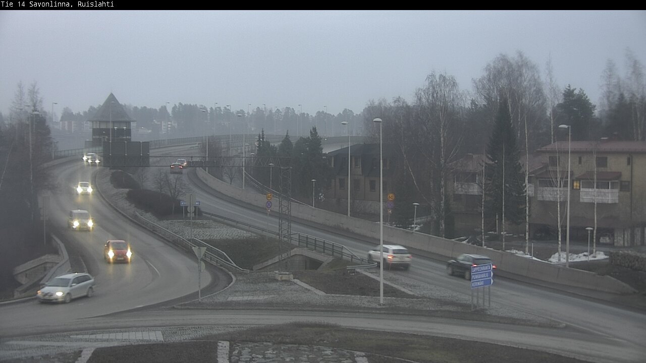 Weather Camera Image Road 14 Savonlinna, Ruislahti, Savonlinna, Etelä-Savo