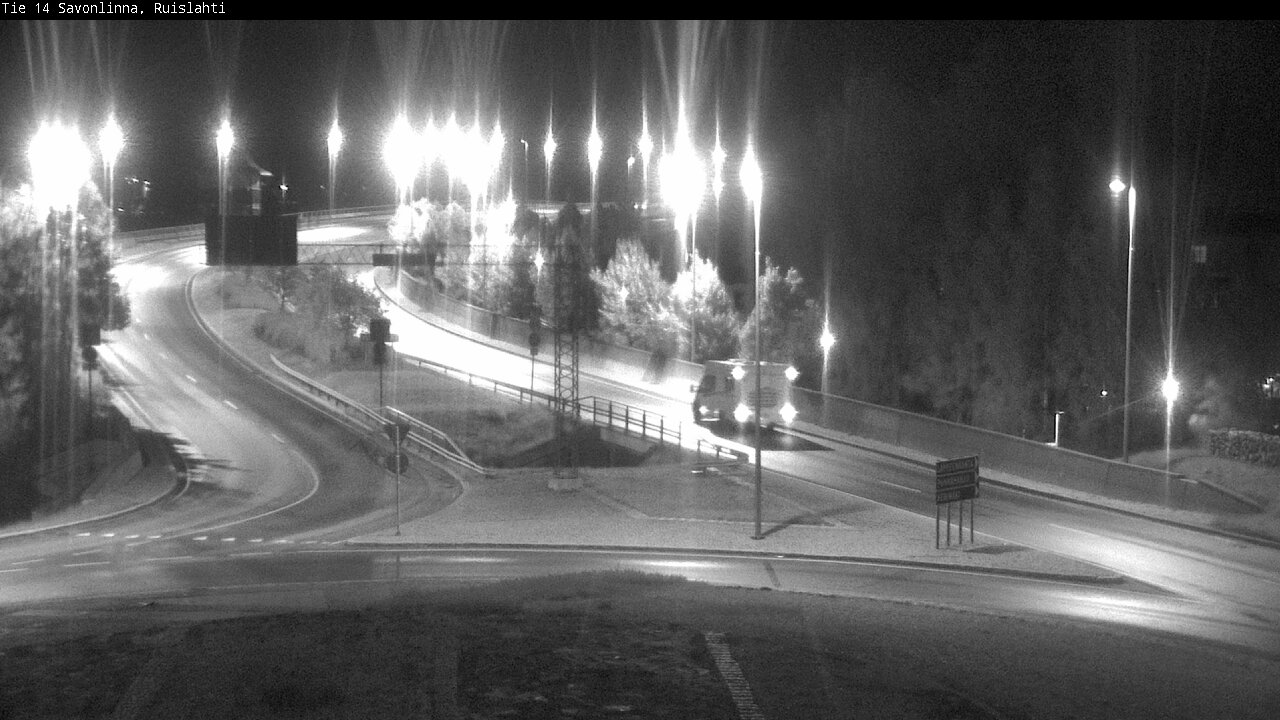 Weather Camera Image Road 14 Savonlinna, Ruislahti, Savonlinna, Etelä-Savo