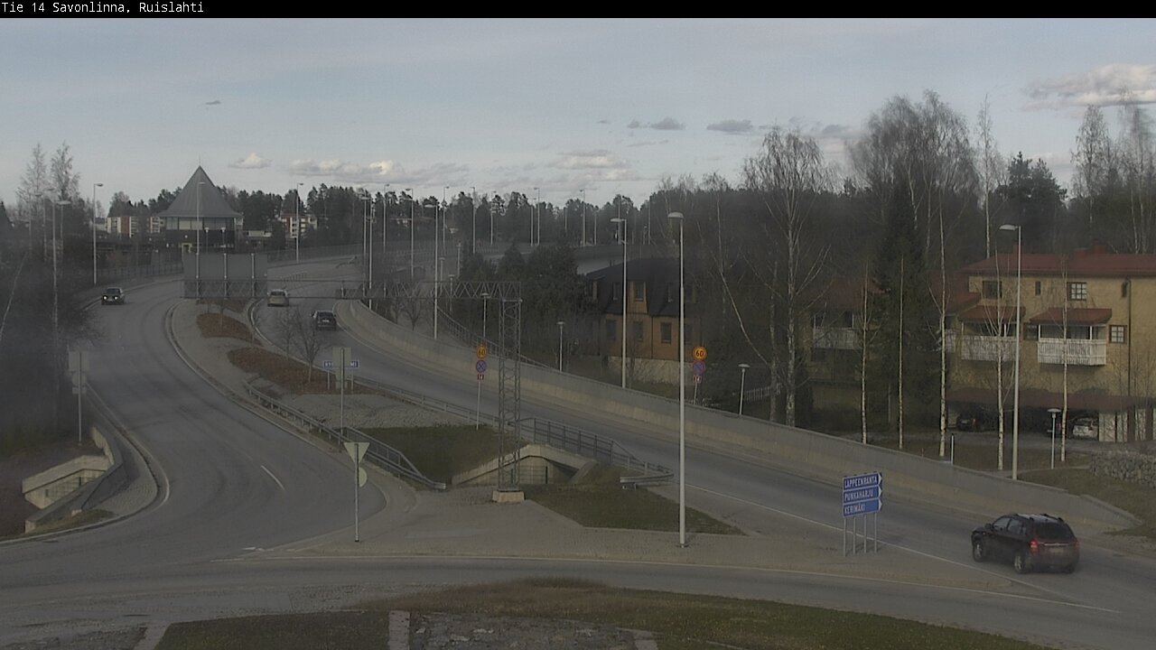 Weather Camera Image Väg 14 Nyslott, Ruislahti, Savonlinna, Etelä-Savo