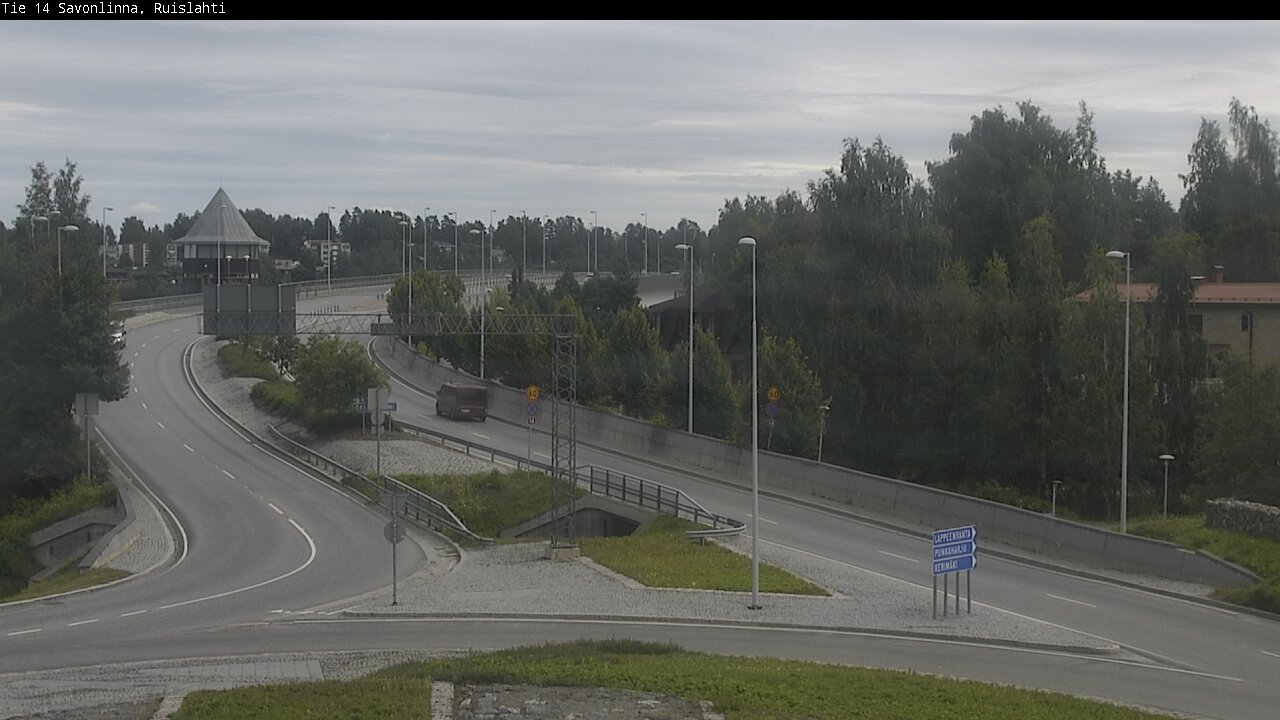Weather Camera Image Road 14 Savonlinna, Ruislahti, Savonlinna, Etelä-Savo