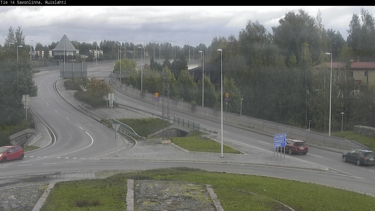 Weather Camera Image Road 14 Savonlinna, Ruislahti, Savonlinna, Etelä-Savo
