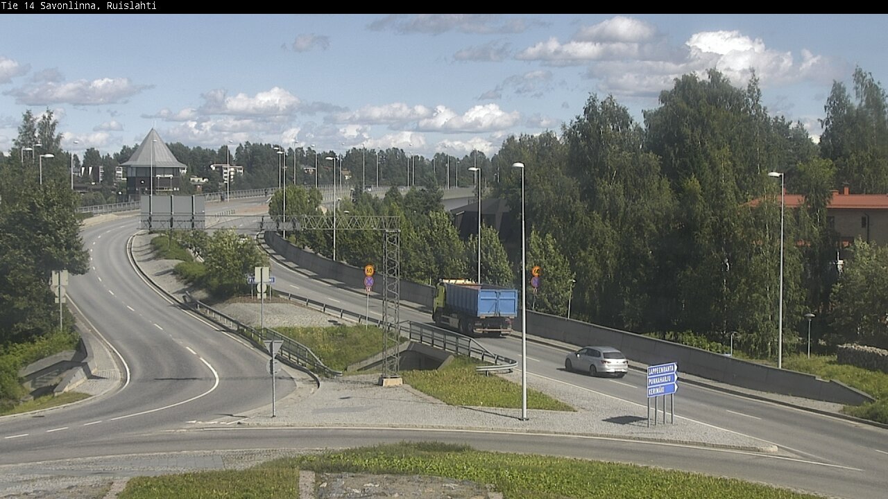 Kelikamerat Kuva Tie 14 Savonlinna, Ruislahti, Savonlinna, Etelä-Savo