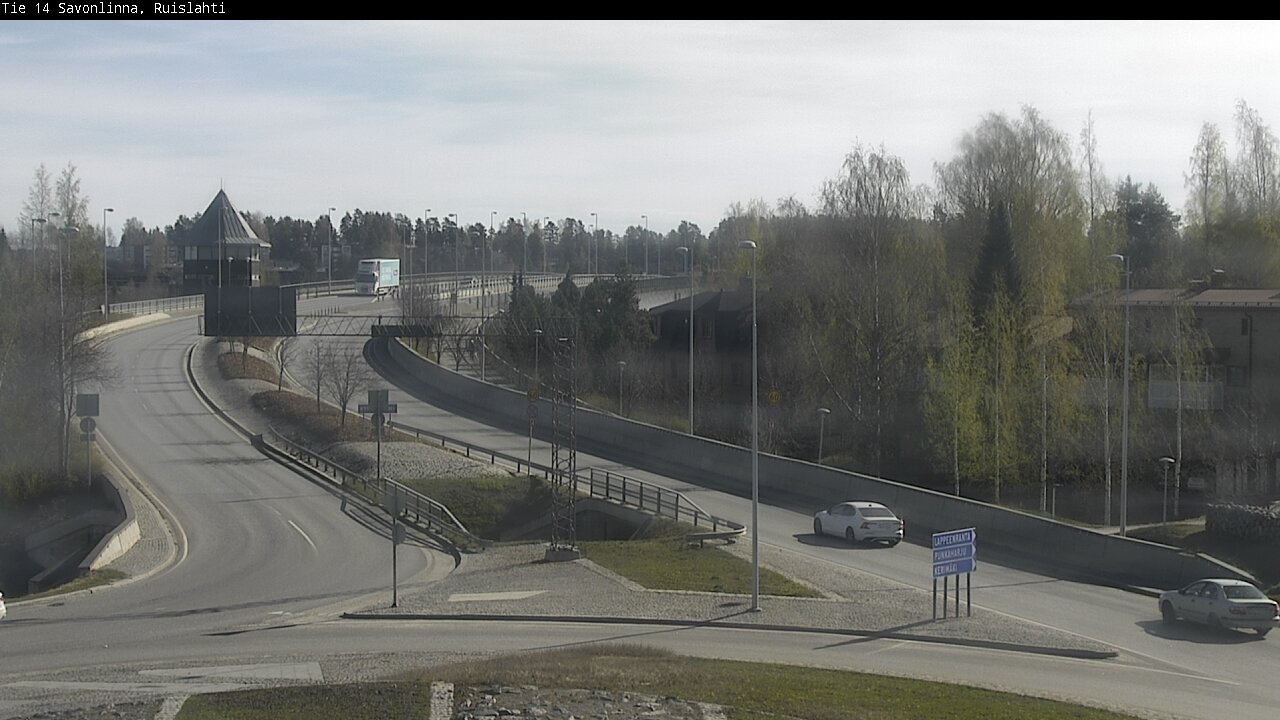 Weather Camera Image Road 14 Savonlinna, Ruislahti, Savonlinna, Etelä-Savo