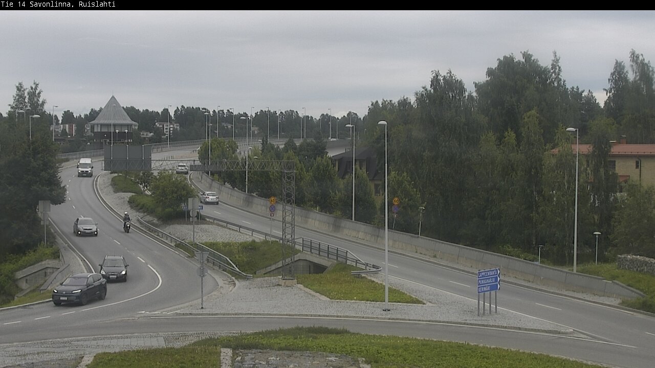 Weather Camera Image Road 14 Savonlinna, Ruislahti, Savonlinna, Etelä-Savo