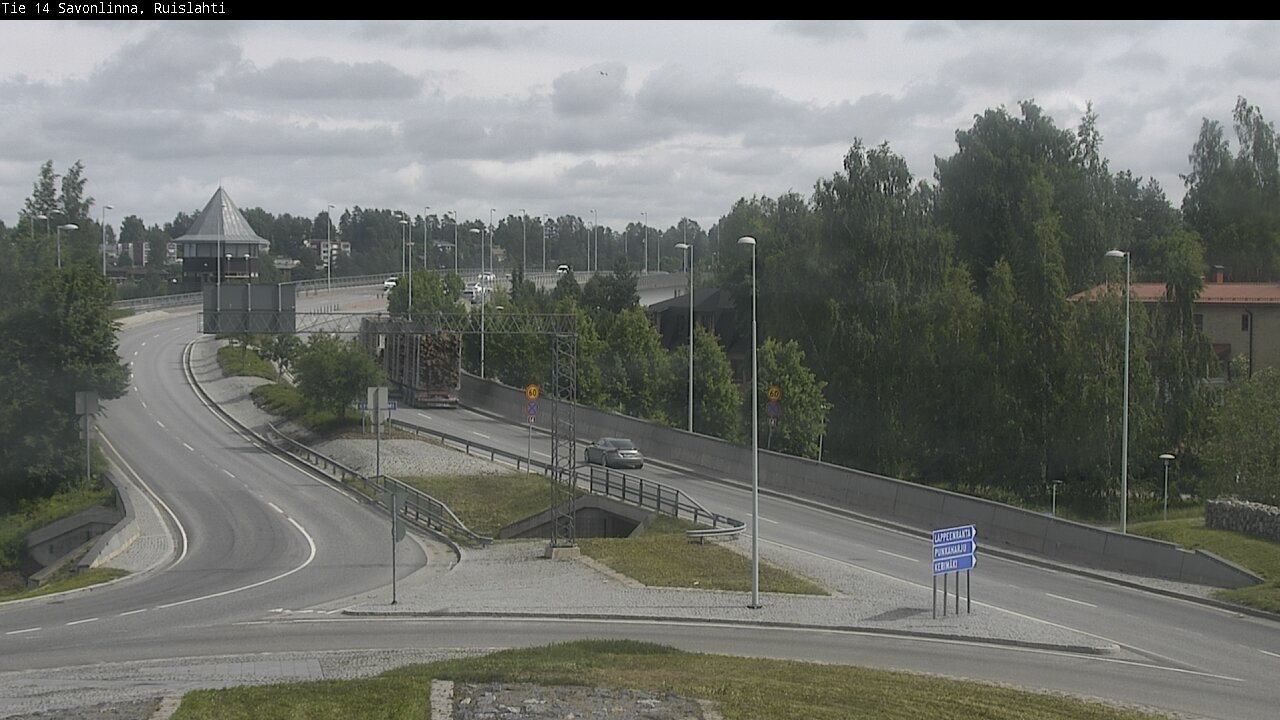 Kelikamerat Kuva Tie 14 Savonlinna, Ruislahti, Savonlinna, Etelä-Savo