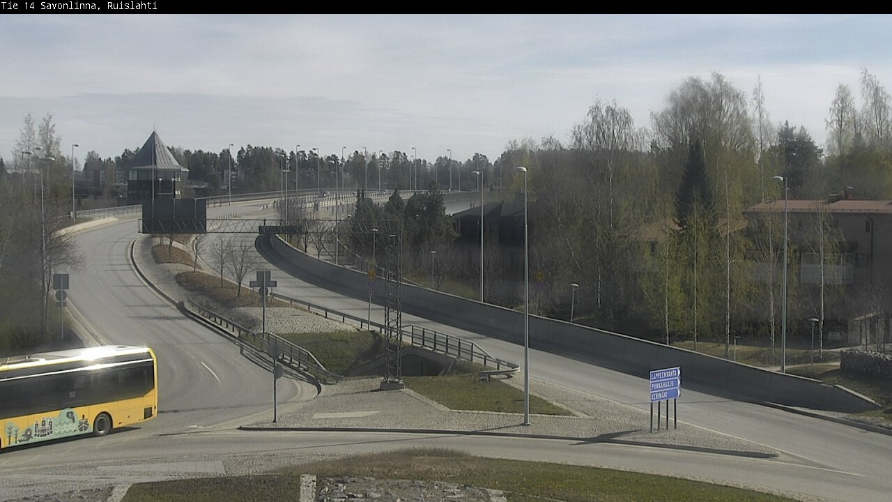 Weather Camera Image Road 14 Savonlinna, Ruislahti, Savonlinna, Etelä-Savo