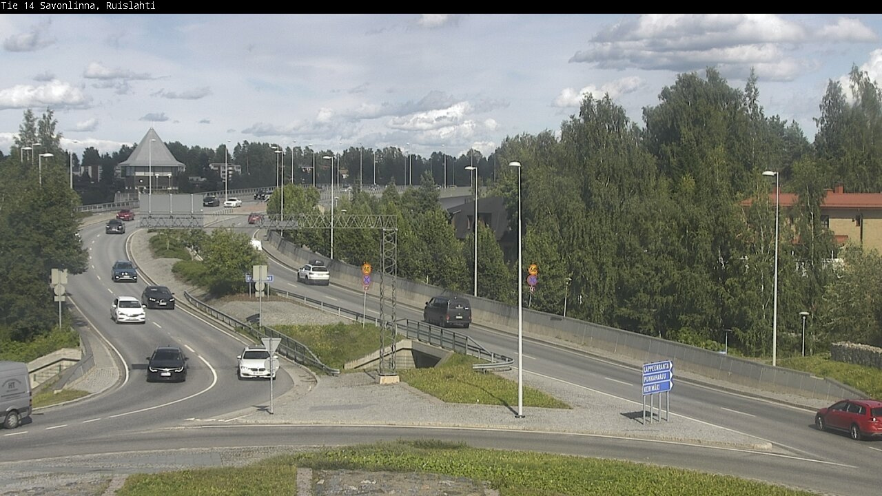 Kelikamerat Kuva Tie 14 Savonlinna, Ruislahti, Savonlinna, Etelä-Savo