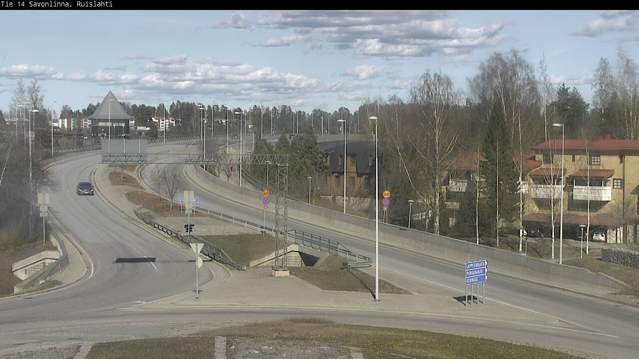 Weather Camera Image Väg 14 Nyslott, Ruislahti, Savonlinna, Etelä-Savo
