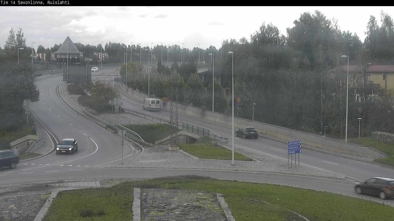 Weather Camera Image Road 14 Savonlinna, Ruislahti, Savonlinna, Etelä-Savo