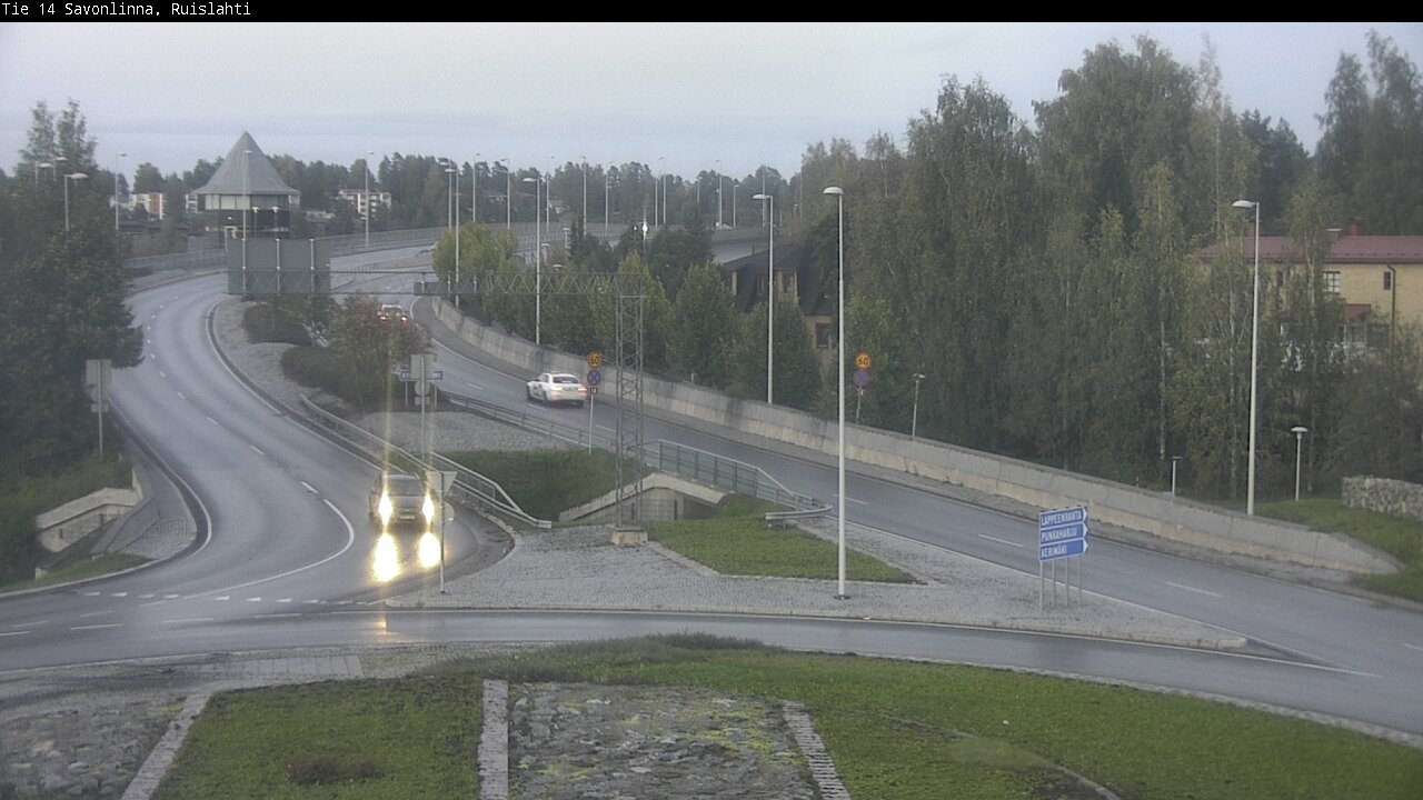 Weather Camera Image Road 14 Savonlinna, Ruislahti, Savonlinna, Etelä-Savo