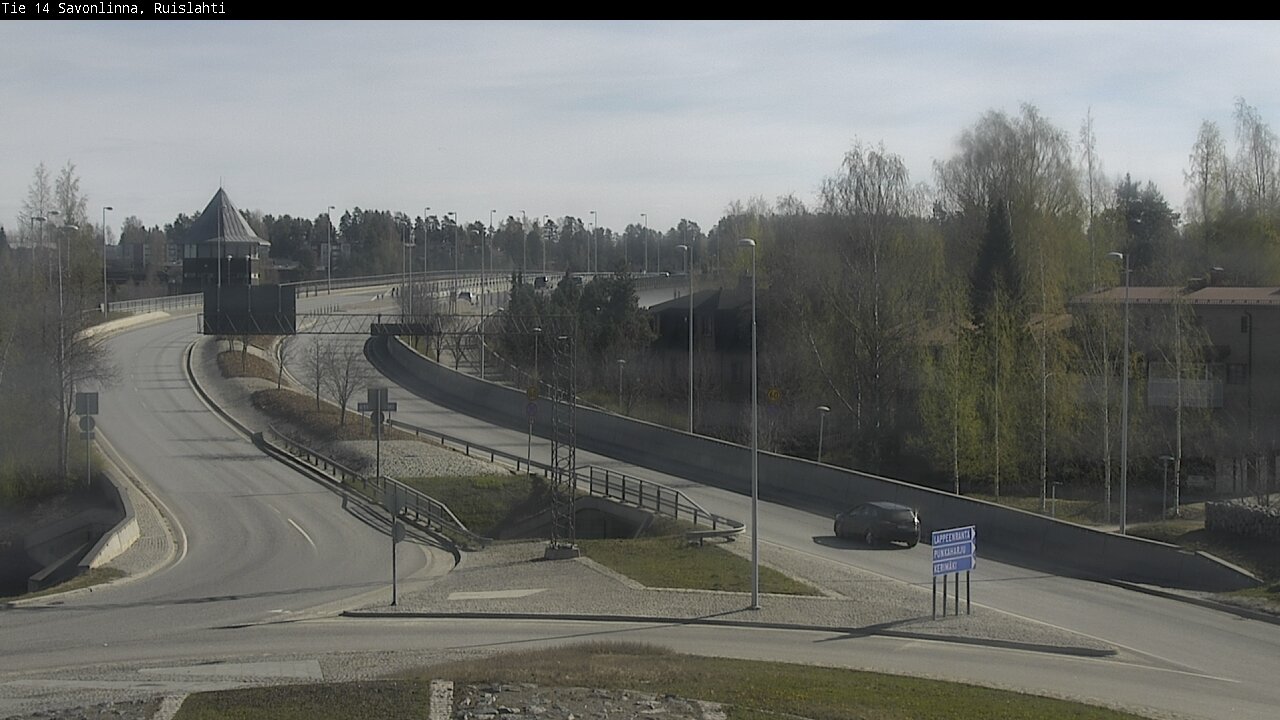 Weather Camera Image Road 14 Savonlinna, Ruislahti, Savonlinna, Etelä-Savo