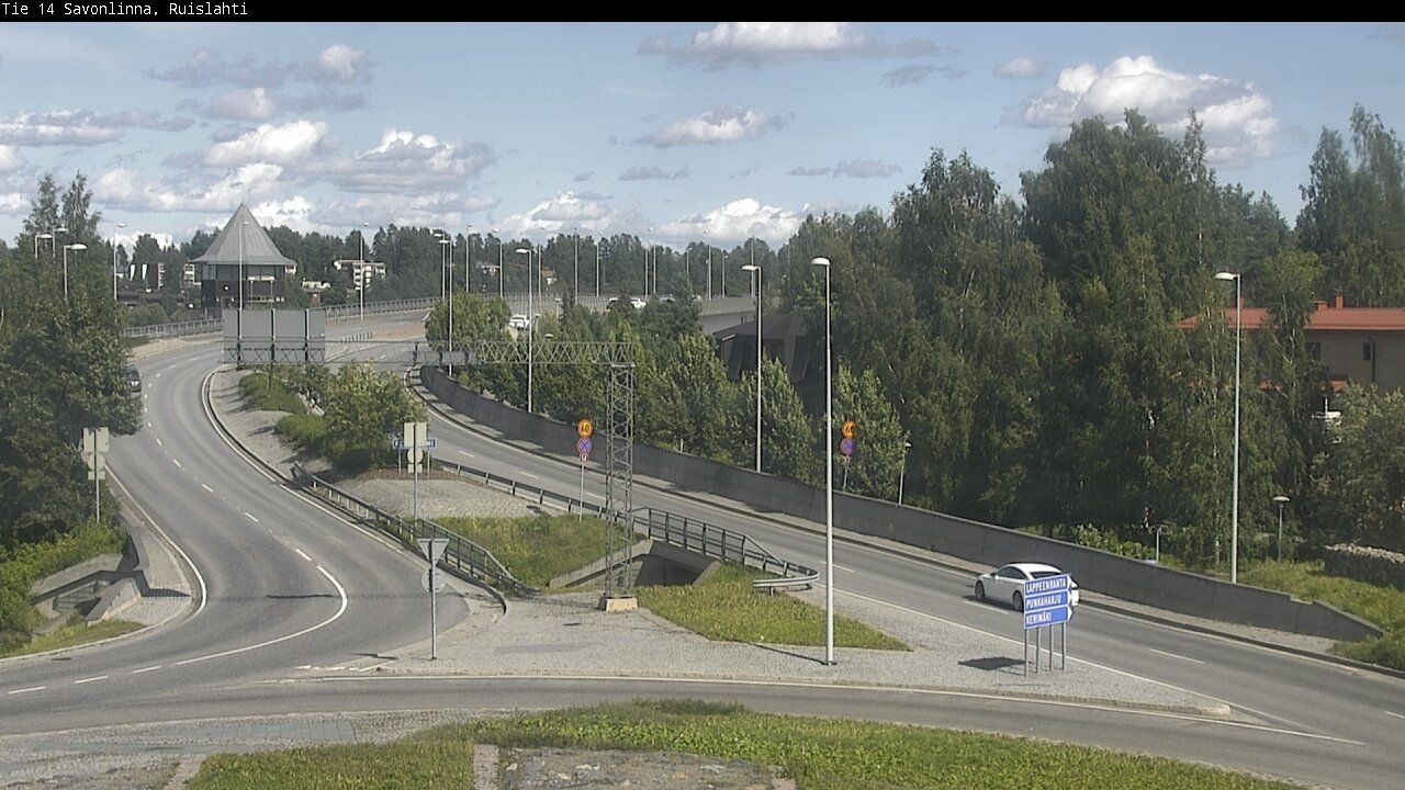 Kelikamerat Kuva Tie 14 Savonlinna, Ruislahti, Savonlinna, Etelä-Savo
