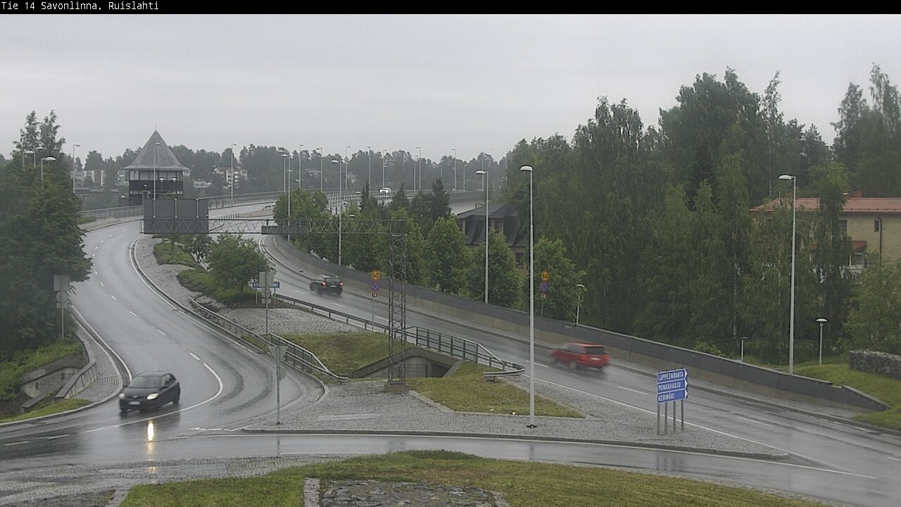 Kelikamerat Kuva Tie 14 Savonlinna, Ruislahti, Savonlinna, Etelä-Savo