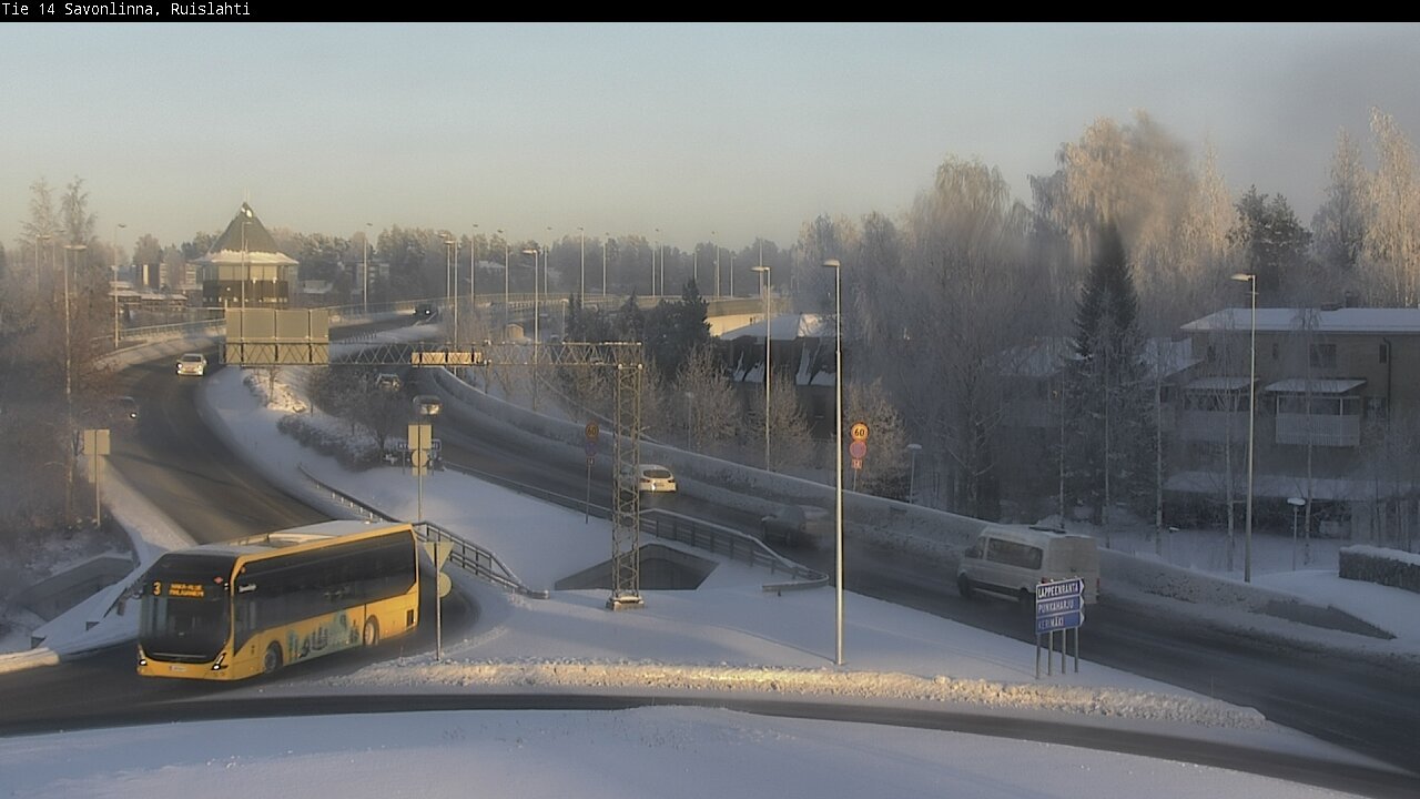 Kelikamerat Kuva Tie 14 Savonlinna, Ruislahti, Savonlinna, Etelä-Savo