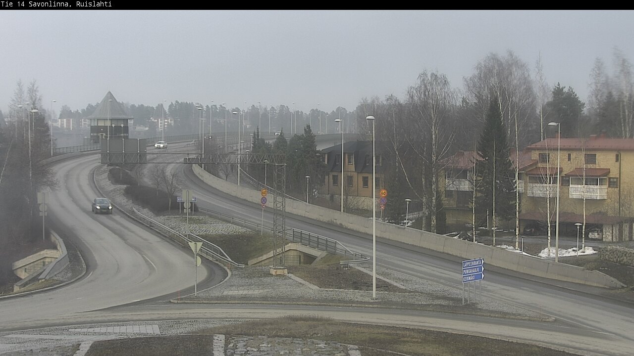 Weather Camera Image Road 14 Savonlinna, Ruislahti, Savonlinna, Etelä-Savo