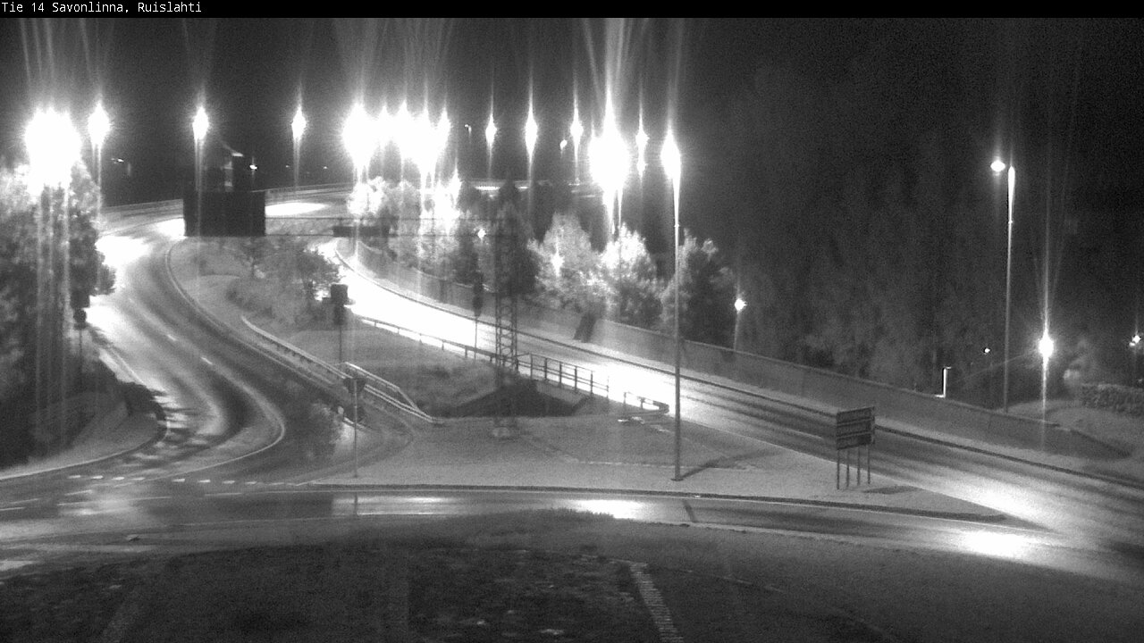 Weather Camera Image Road 14 Savonlinna, Ruislahti, Savonlinna, Etelä-Savo