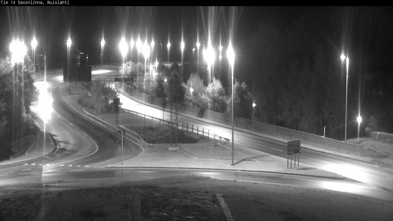 Weather Camera Image Road 14 Savonlinna, Ruislahti, Savonlinna, Etelä-Savo