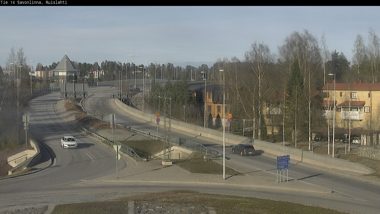 Weather Camera Image Väg 14 Nyslott, Ruislahti, Savonlinna, Etelä-Savo
