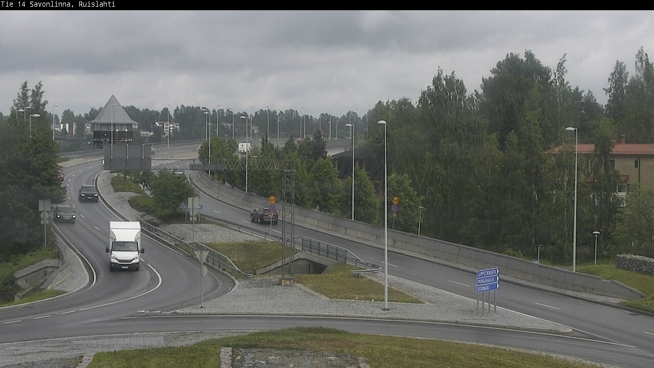 Weather Camera Image Road 14 Savonlinna, Ruislahti, Savonlinna, Etelä-Savo