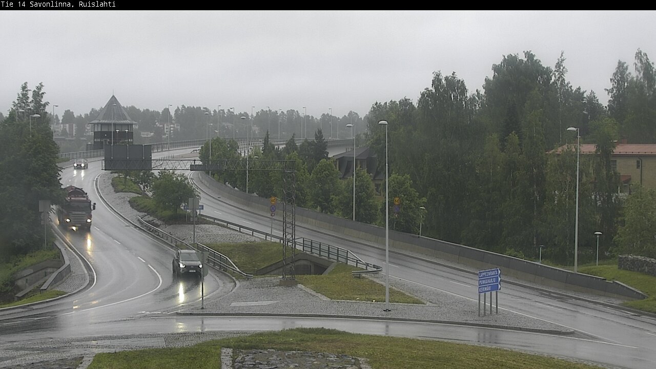 Kelikamerat Kuva Tie 14 Savonlinna, Ruislahti, Savonlinna, Etelä-Savo