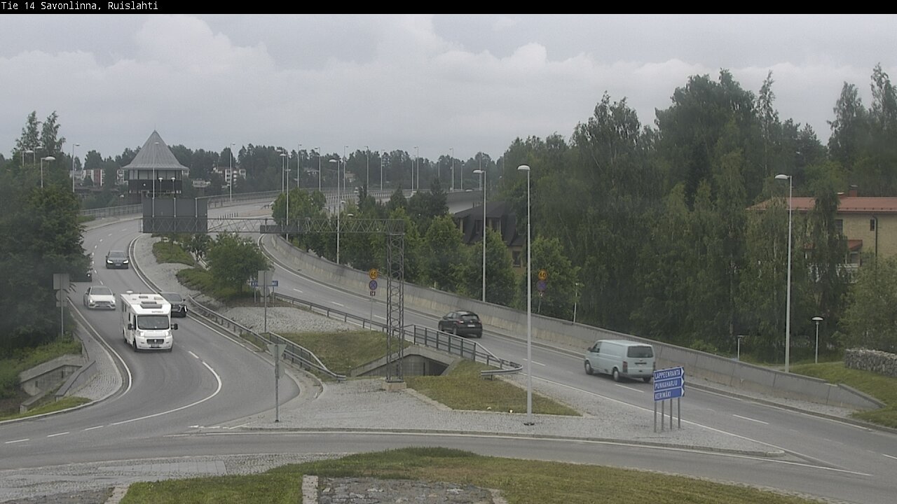 Kelikamerat Kuva Tie 14 Savonlinna, Ruislahti, Savonlinna, Etelä-Savo