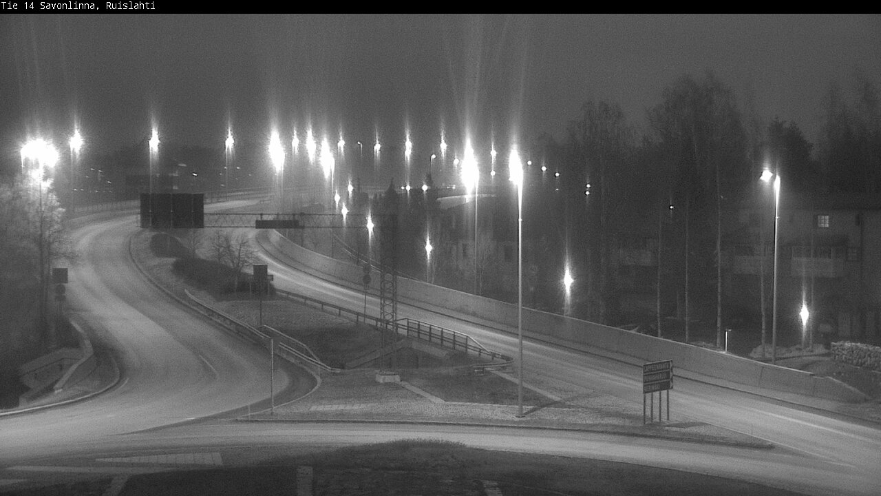Weather Camera Image Road 14 Savonlinna, Ruislahti, Savonlinna, Etelä-Savo