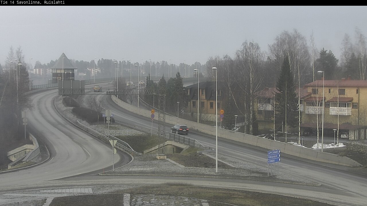 Weather Camera Image Road 14 Savonlinna, Ruislahti, Savonlinna, Etelä-Savo