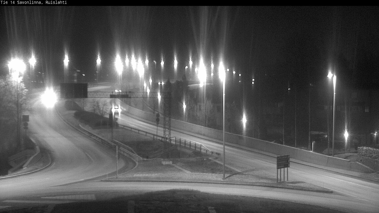 Weather Camera Image Road 14 Savonlinna, Ruislahti, Savonlinna, Etelä-Savo