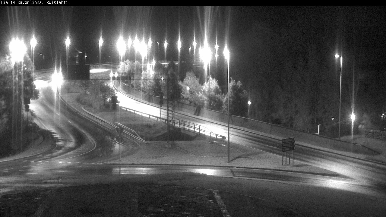 Weather Camera Image Road 14 Savonlinna, Ruislahti, Savonlinna, Etelä-Savo