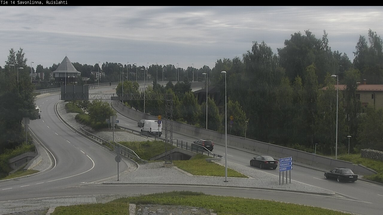 Weather Camera Image Road 14 Savonlinna, Ruislahti, Savonlinna, Etelä-Savo