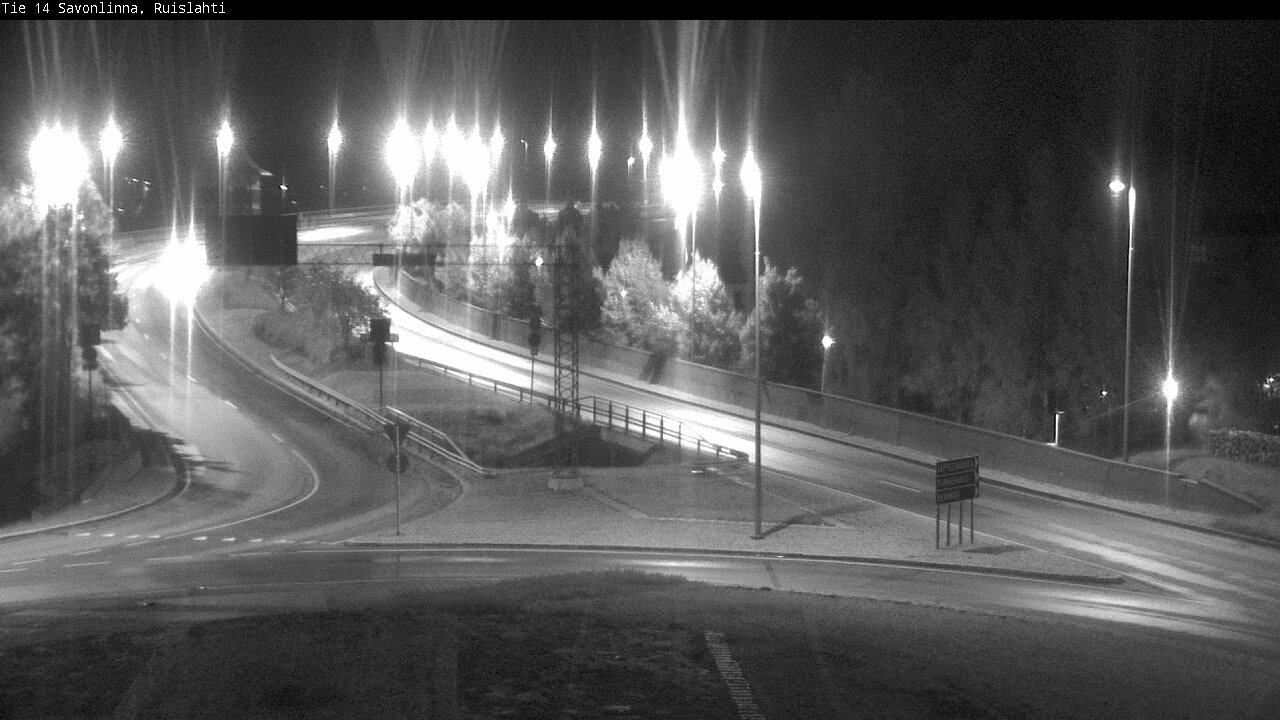 Weather Camera Image Road 14 Savonlinna, Ruislahti, Savonlinna, Etelä-Savo