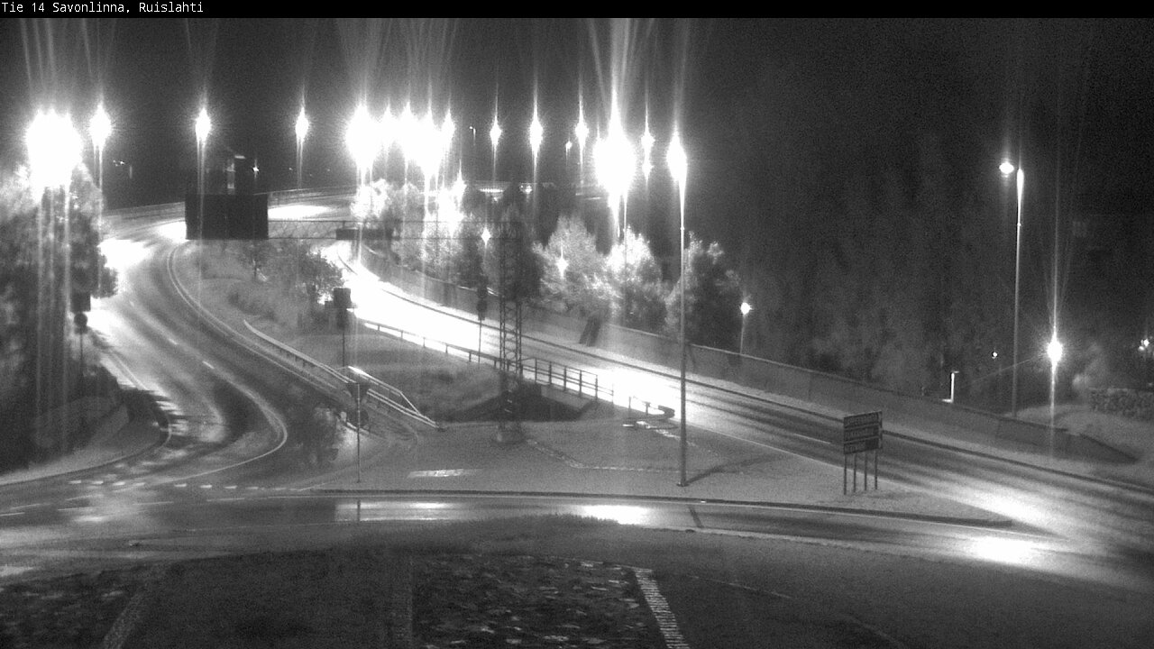 Weather Camera Image Road 14 Savonlinna, Ruislahti, Savonlinna, Etelä-Savo