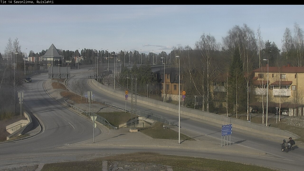 Weather Camera Image Väg 14 Nyslott, Ruislahti, Savonlinna, Etelä-Savo
