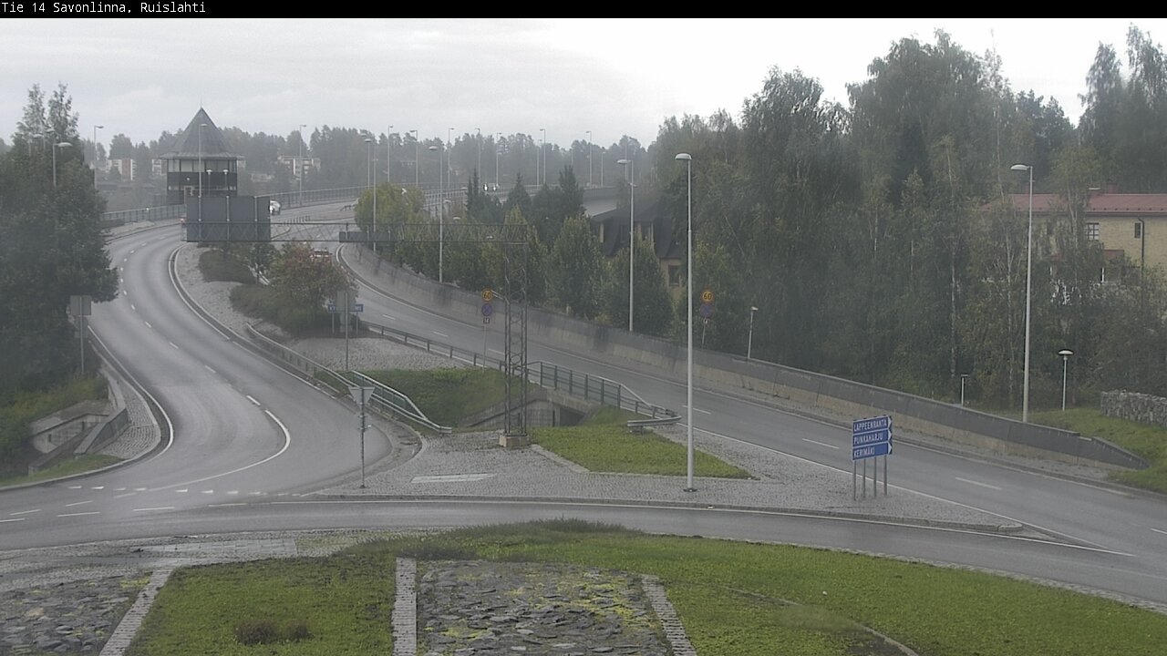Weather Camera Image Road 14 Savonlinna, Ruislahti, Savonlinna, Etelä-Savo