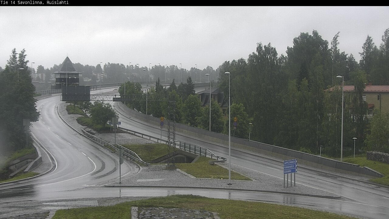 Kelikamerat Kuva Tie 14 Savonlinna, Ruislahti, Savonlinna, Etelä-Savo